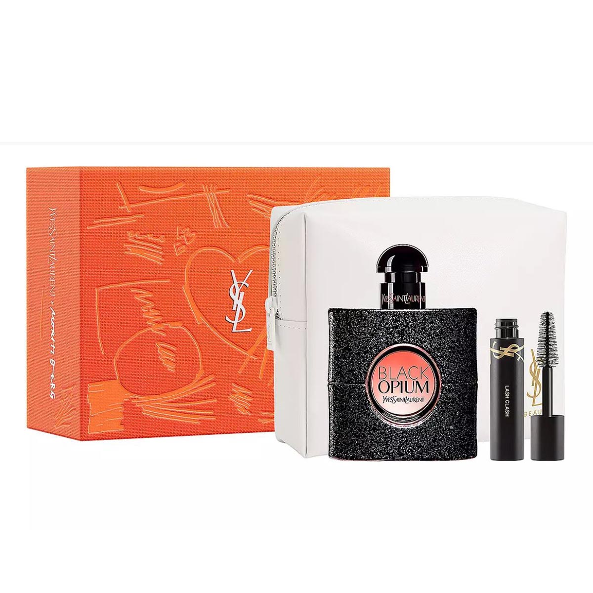Yvessaint Laurent Black Opium Parfum 50Ml + Lash Clash 1U.